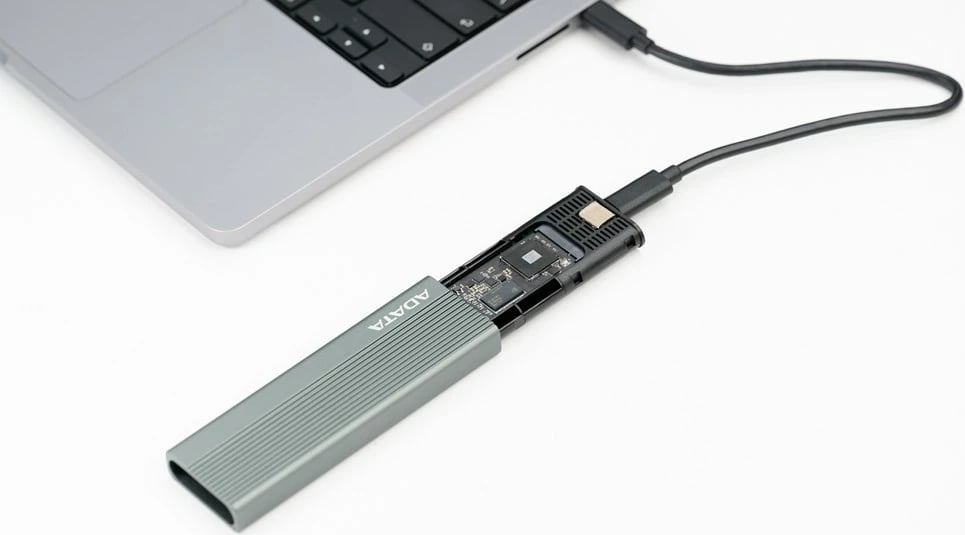 Kasë e jashtme SSD Adata EC680, M.2, USB 3.2 Type-C, Gri Kasë e jashtme SSD Adata EC680, M.2, USB 3.2 Type-C, Gri