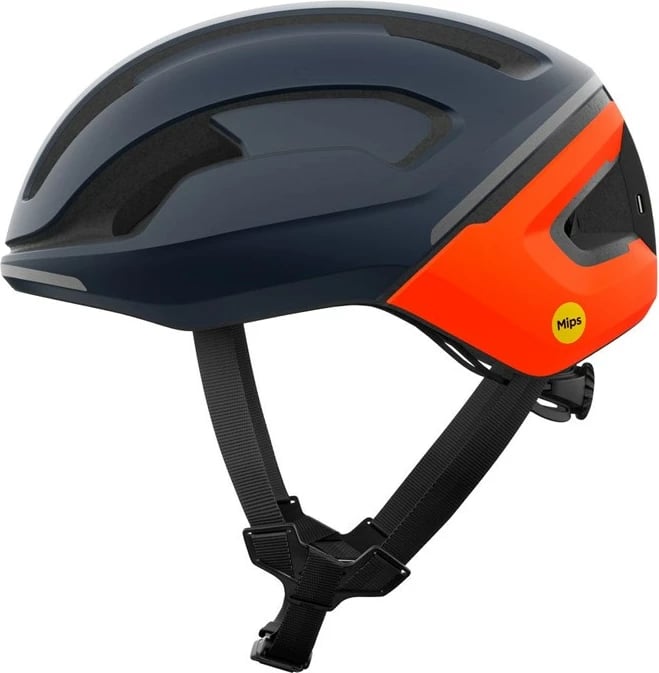 Helmetë rrugore POC Omne Beacon MIPS navy/orange