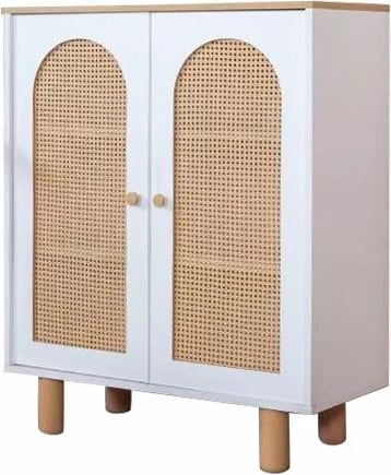 Komodë Skye Decor, Bohem, e bardhë dhe lis