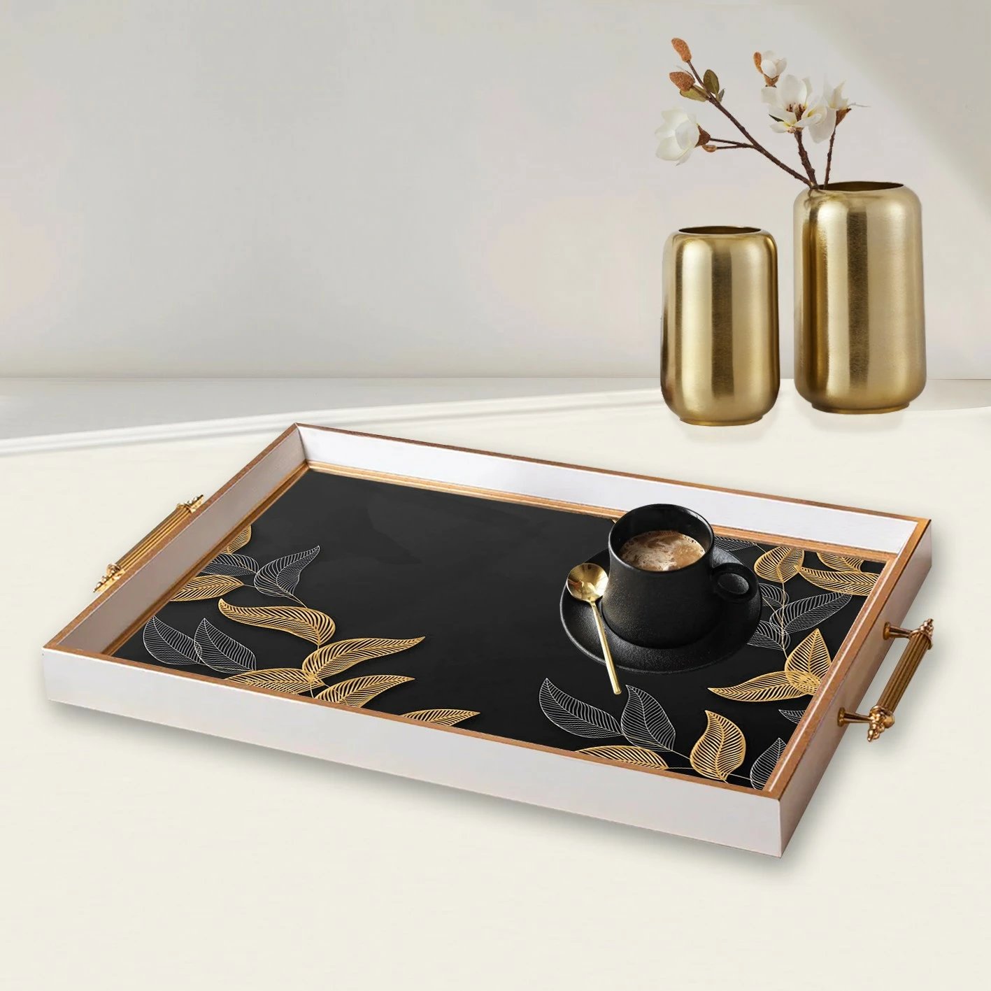 Tabaka xhami Aberto Design, shumëngjyrëshe, TPB9762, 50x29x3.5cm
