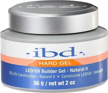 Xhel ndërtues për thonj IBD Hard Builder Gel LED/UV Natural II, 56g