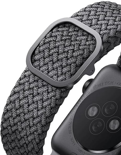 Rrip për Apple Watch UNIQ Aspen, Weavex™, 38/40/41mm, Gri
