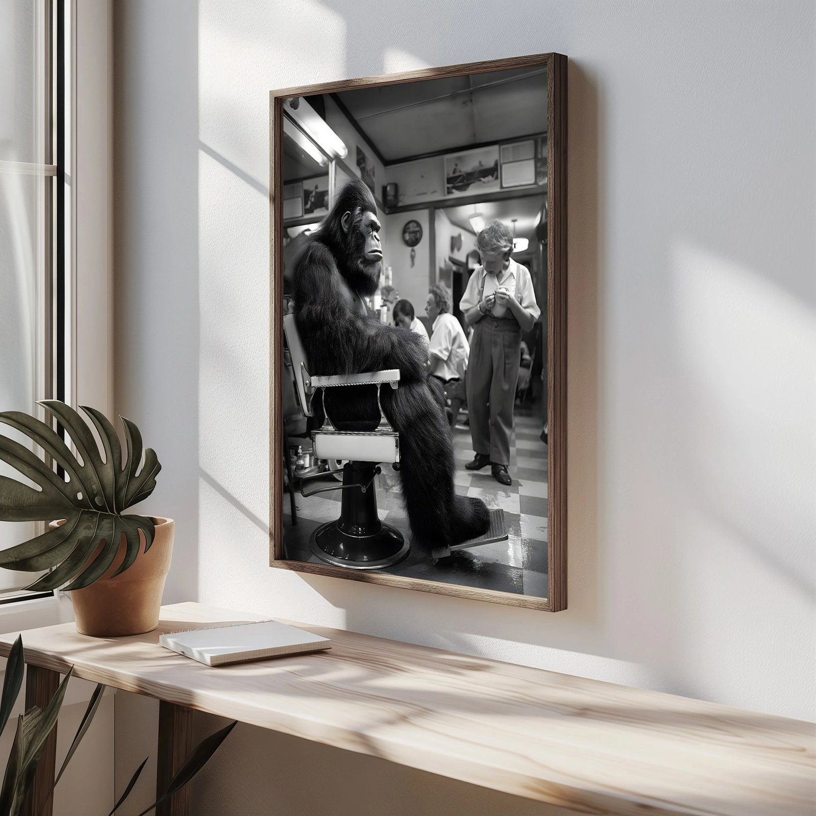 Pikturë dekorative me kornizë MDF, Wallity, HUM050, shumëngjyrëshe, 50x70x3.5cm