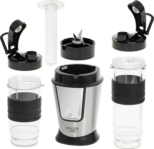 blender personal Adler AD 4081 500W 20000rpm 2 shishe 570ml/400ml inox i zi me shkop ftohës blender personal Adler AD 4081 500W 20000rpm 2 shishe 570ml/400ml inox i zi me shkop ftohës