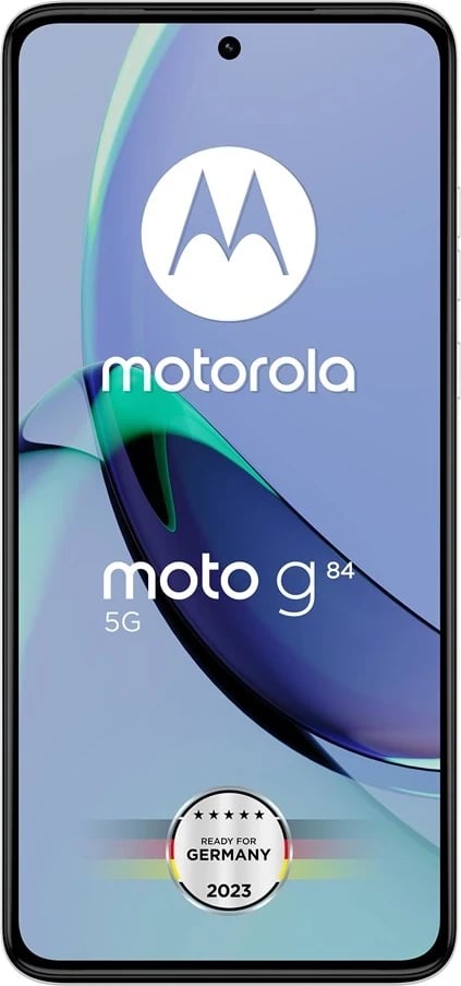Celular Motorola Moto G84, 16.6 cm (6.55 inç), Dual SIM, Android 13, 5G, USB Type-C, 12 GB RAM, 256 GB, 5000 mAh, Blu
