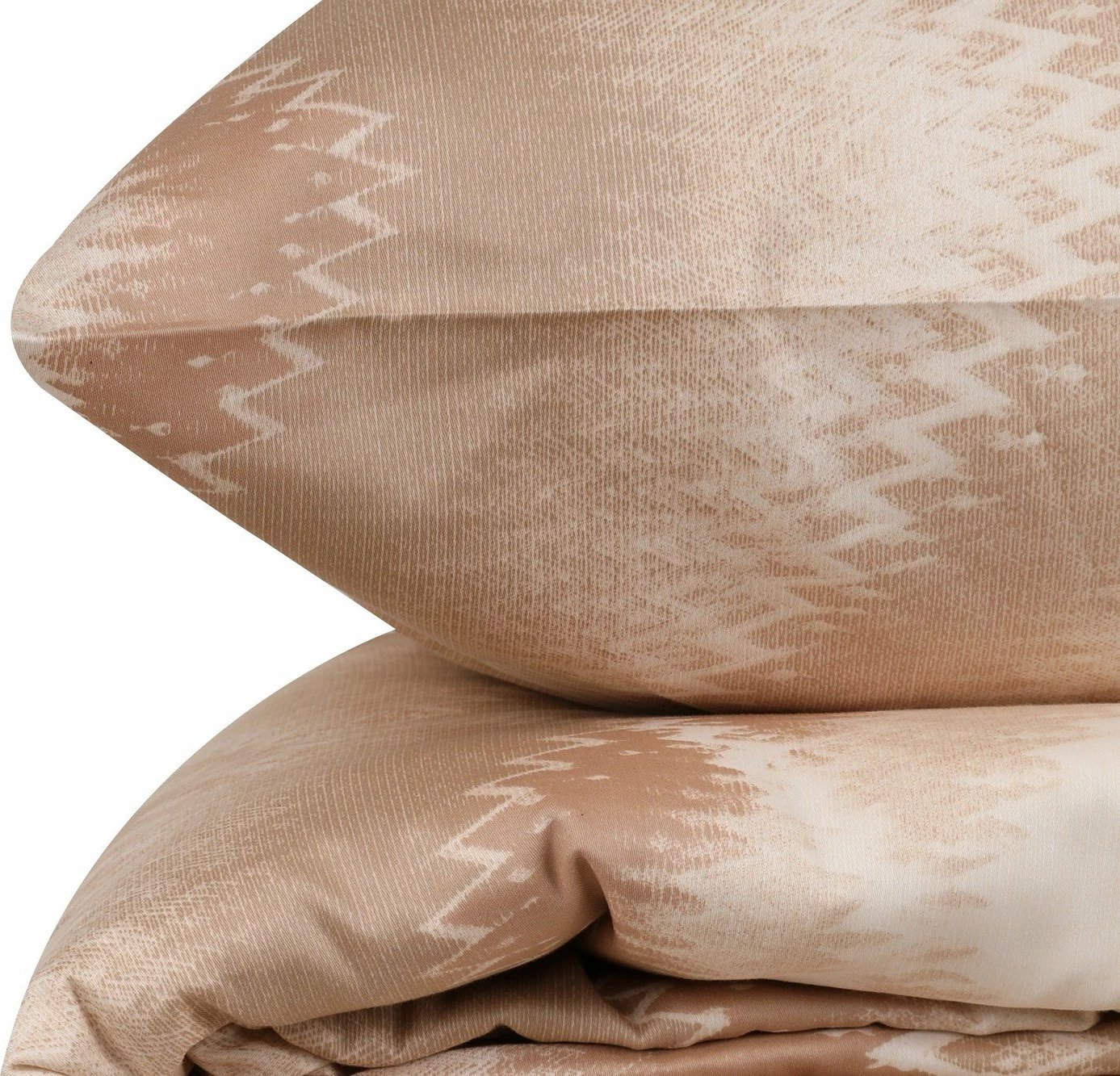 Set mbulesë jorgan për teke XXL, saten, Onzino, bezhë/krem