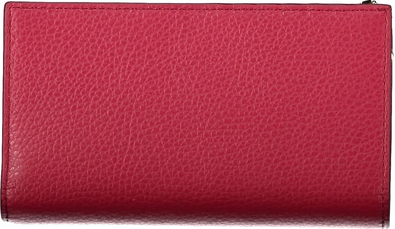 Portofol COCCINELLE Metallic Soft femra, kuq