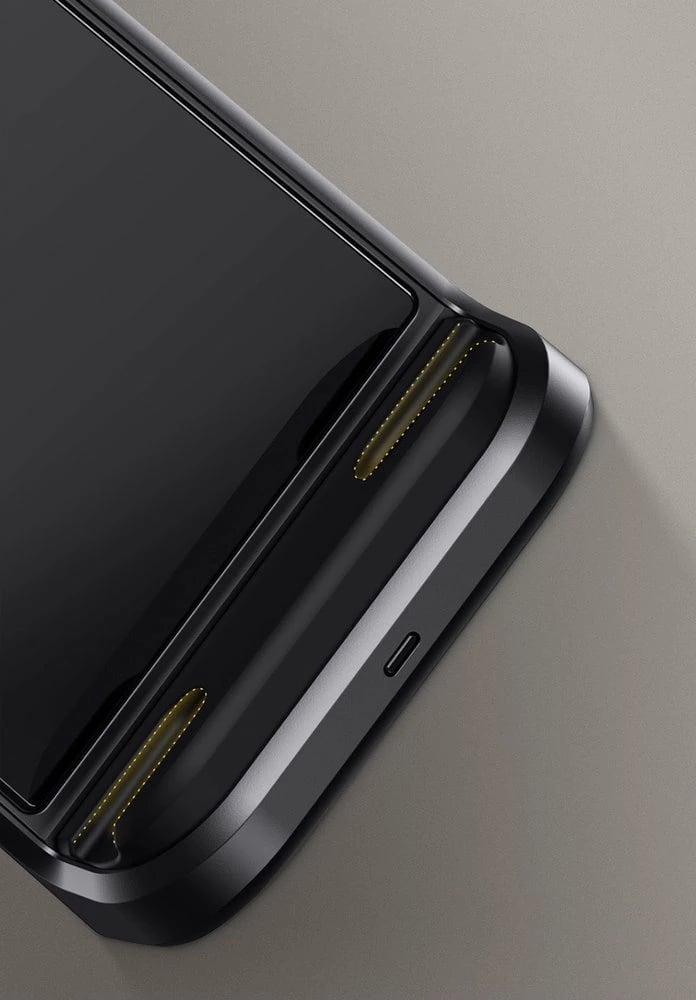 Mbajtës telefoni për makinë Baseus WXHZ-01 me karikues wireless 15W, i zi