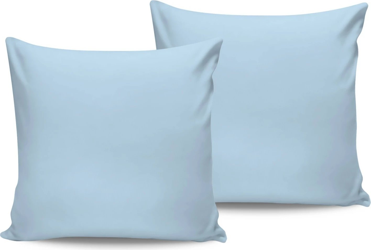 Set këllëfësh jastëku (2 copë), ngjyrë kaltër e çelët, L'essentiel