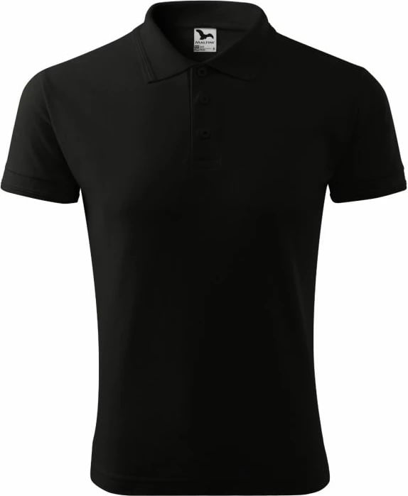 Fanellë polo Adler për meshkuj, e zezë