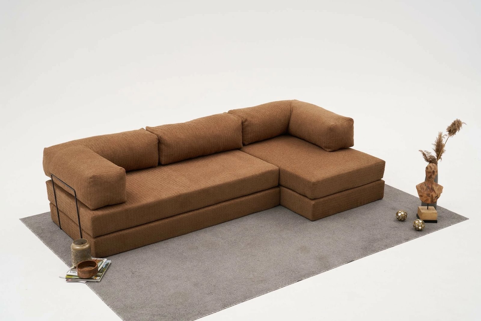 Kënd-sofë Comfort, kafe, Atelier del Sofa