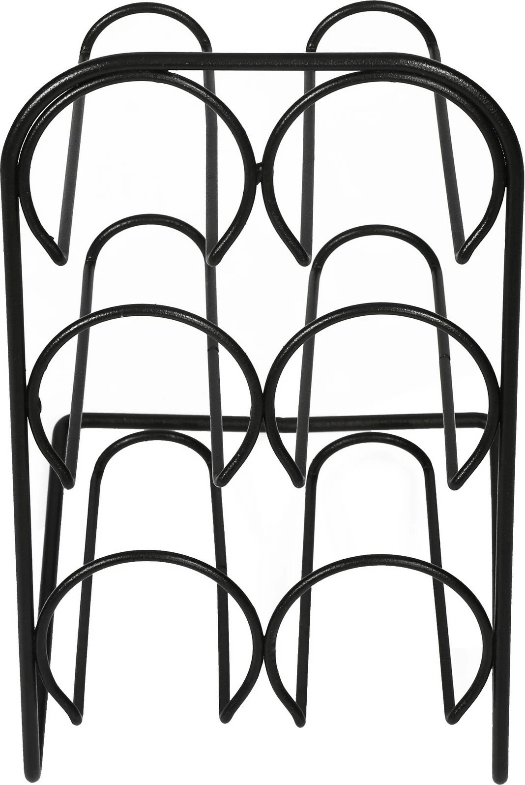 Mbajtës shishe vere, Skye Decor, ngjyrë e zezë