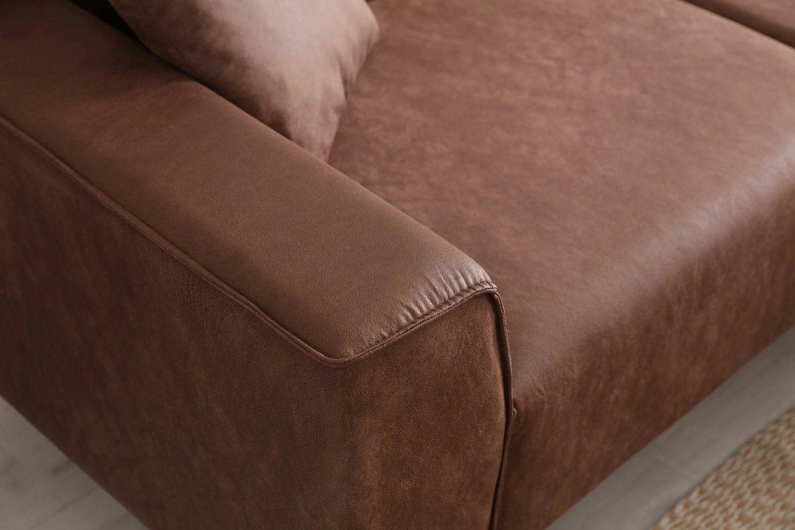 Këndare New Petra, ngjyrë konjak, Atelier del Sofa