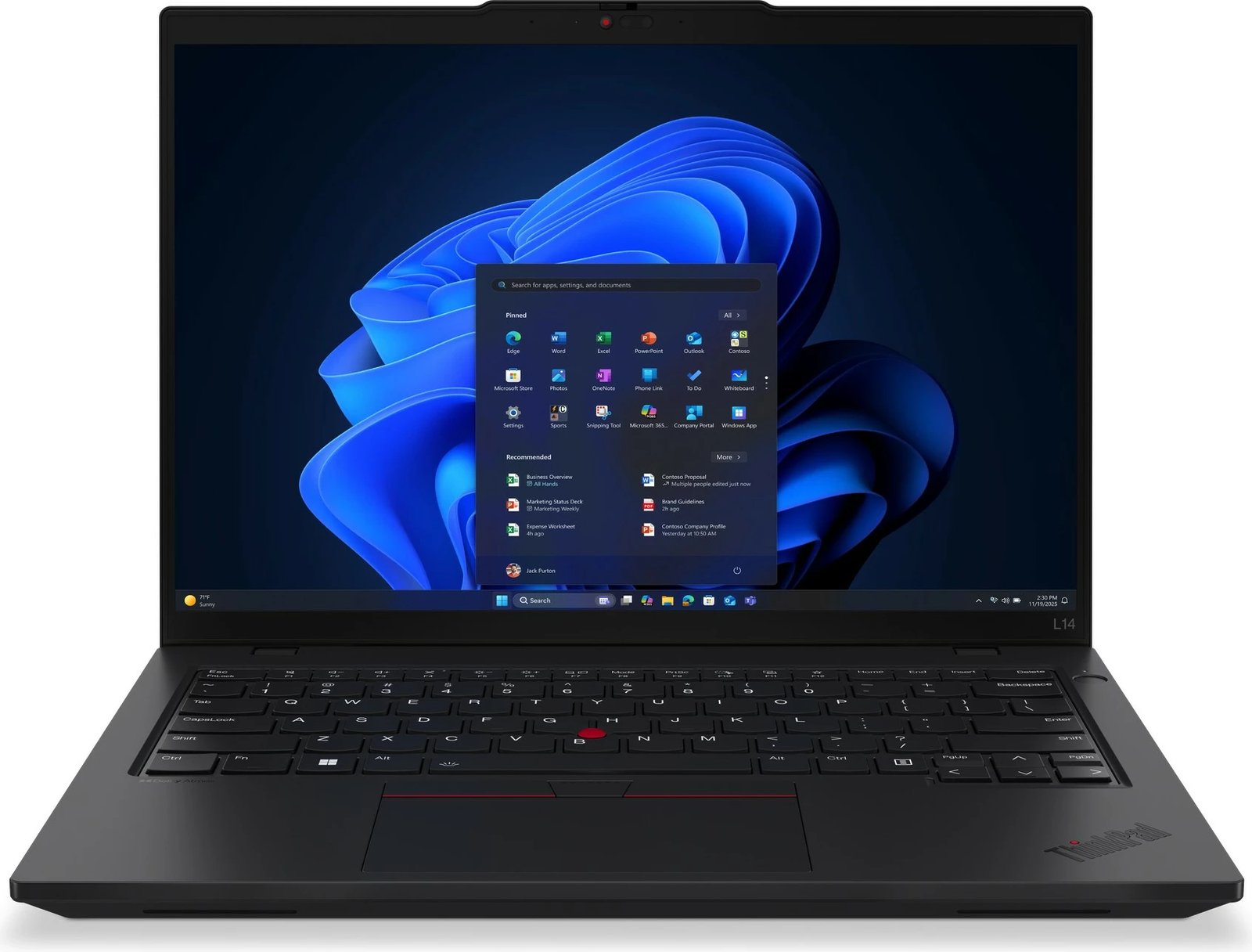 Kompjuter Lenovo ThinkPad L14 G6, Ultra7 255U, 16GB RAM, 512GB SSD, 14 inç, i zi