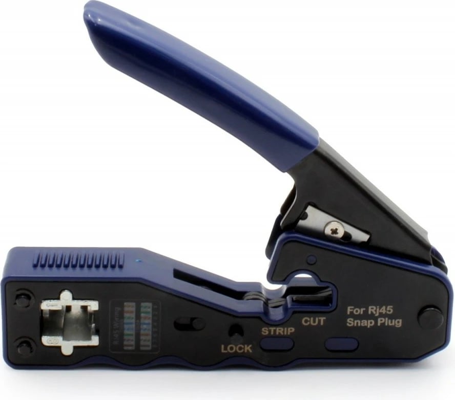 Vegël krimpimi Digitus X-ML-EZ-TOOL për RJ45, Cat.5e/Cat.6, blu