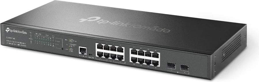 Switch TP-Link Omada SG3218XP-M2, 16 porte 2.5G, 2 porte 10GE SFP+, PoE+, i zi