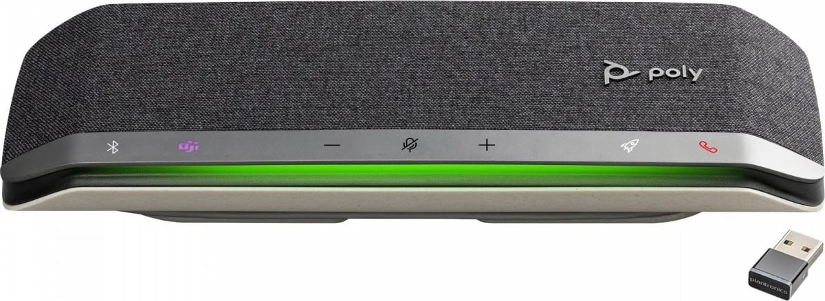 Altoparlant konferencash POLY Sync 40, Bluetooth/USB, i zi/argjendtë, 77P35AA