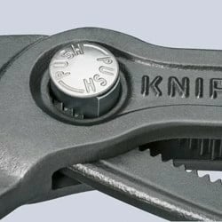 Knipex slip-joint klesta 87 02 250 T, 250mm, krom-vanadium, dorezë plastike, kaltër e kuqe