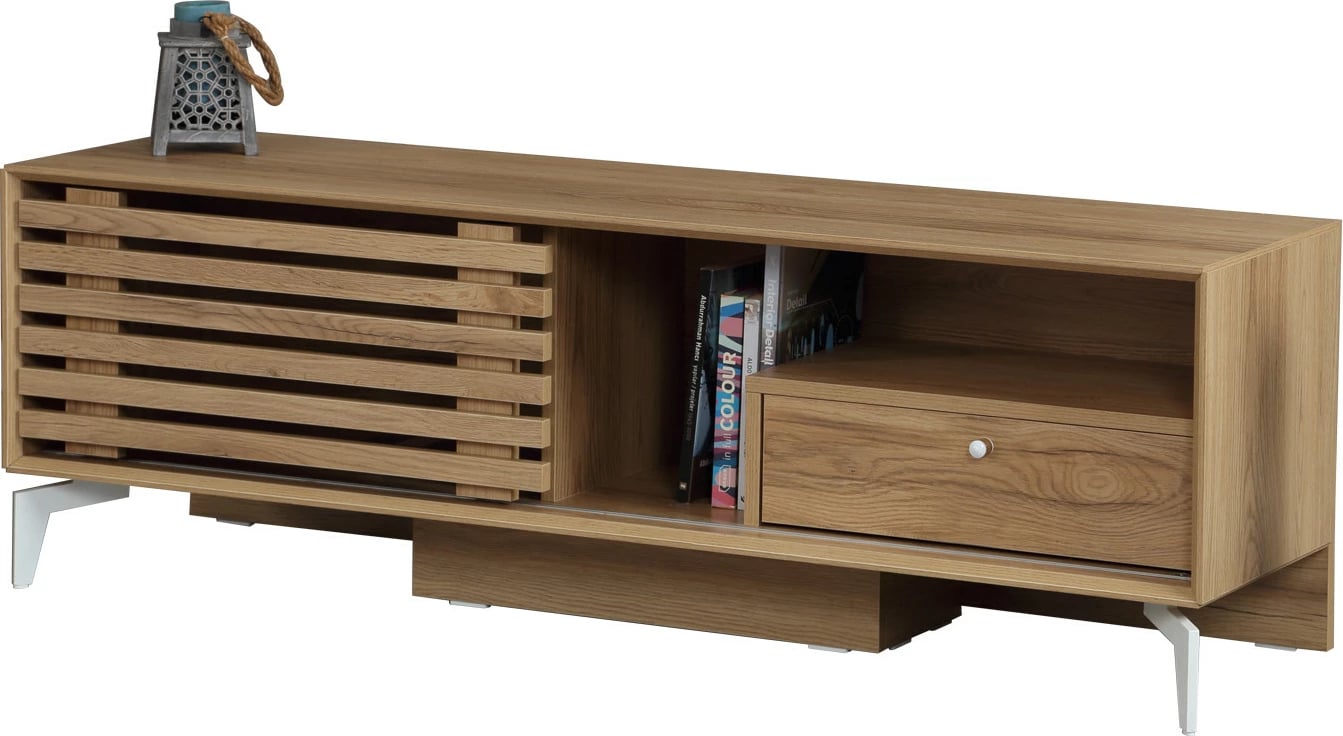 Komodë TV Hanah Home, Lulu, ngjyrë lisi