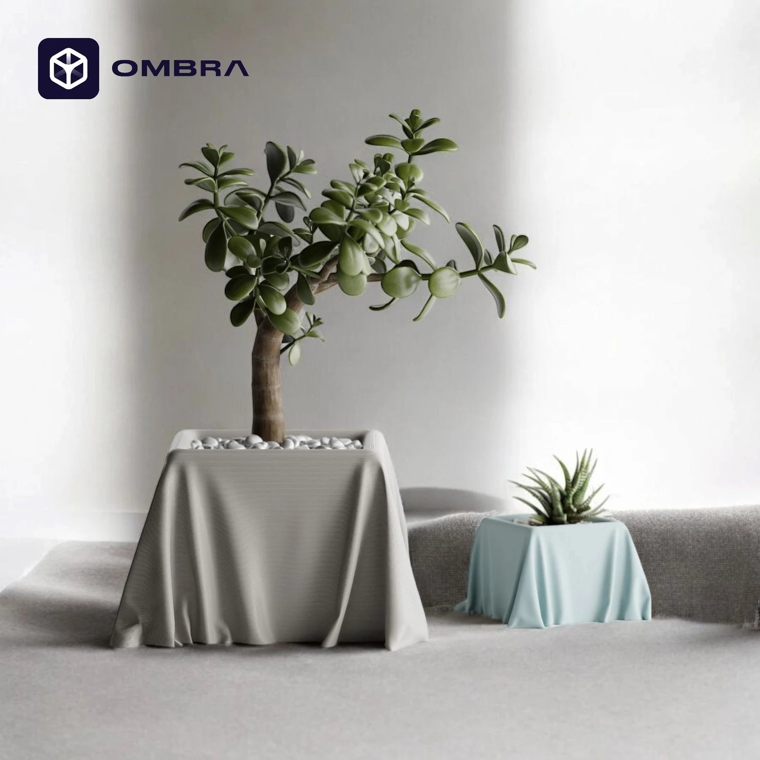 Vazo dekorative me strukturë si mëndafsh, madhësia M, hiri