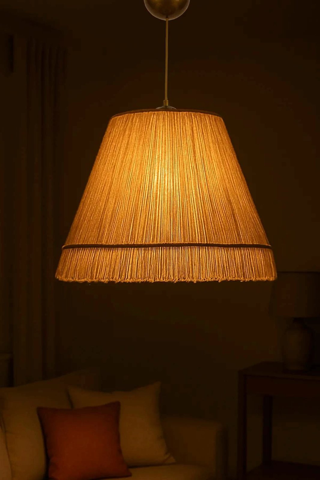 Llambë tavani Opviq, Mantra, makrame, ngjyrë bezhë Llambë tavani Opviq, Mantra, makrame, ngjyrë bezhë