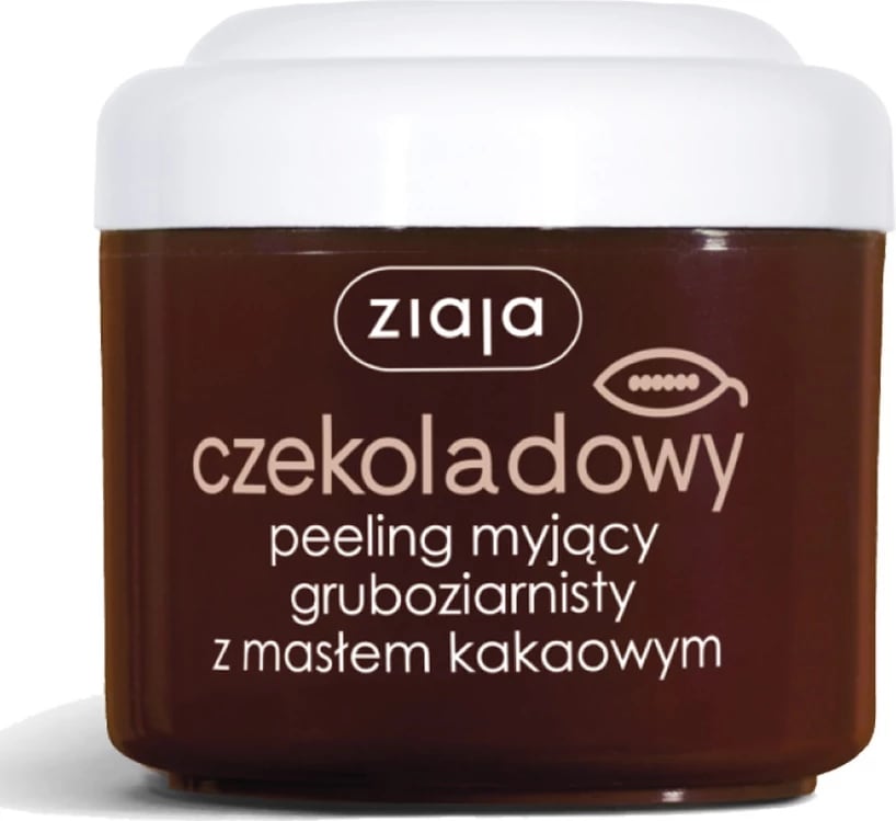 Scrub për trup Ziaja Cocoa Butter Chocolate Exfoliating për femra, 200ml