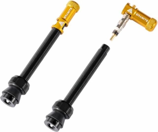 Valvula për bicikletë Granite, të arta