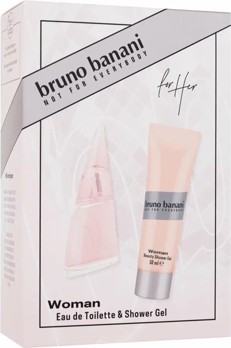 Set Eau de Toilette dhe Shower Gel për femra Bruno Banani, 30ml + 50ml
