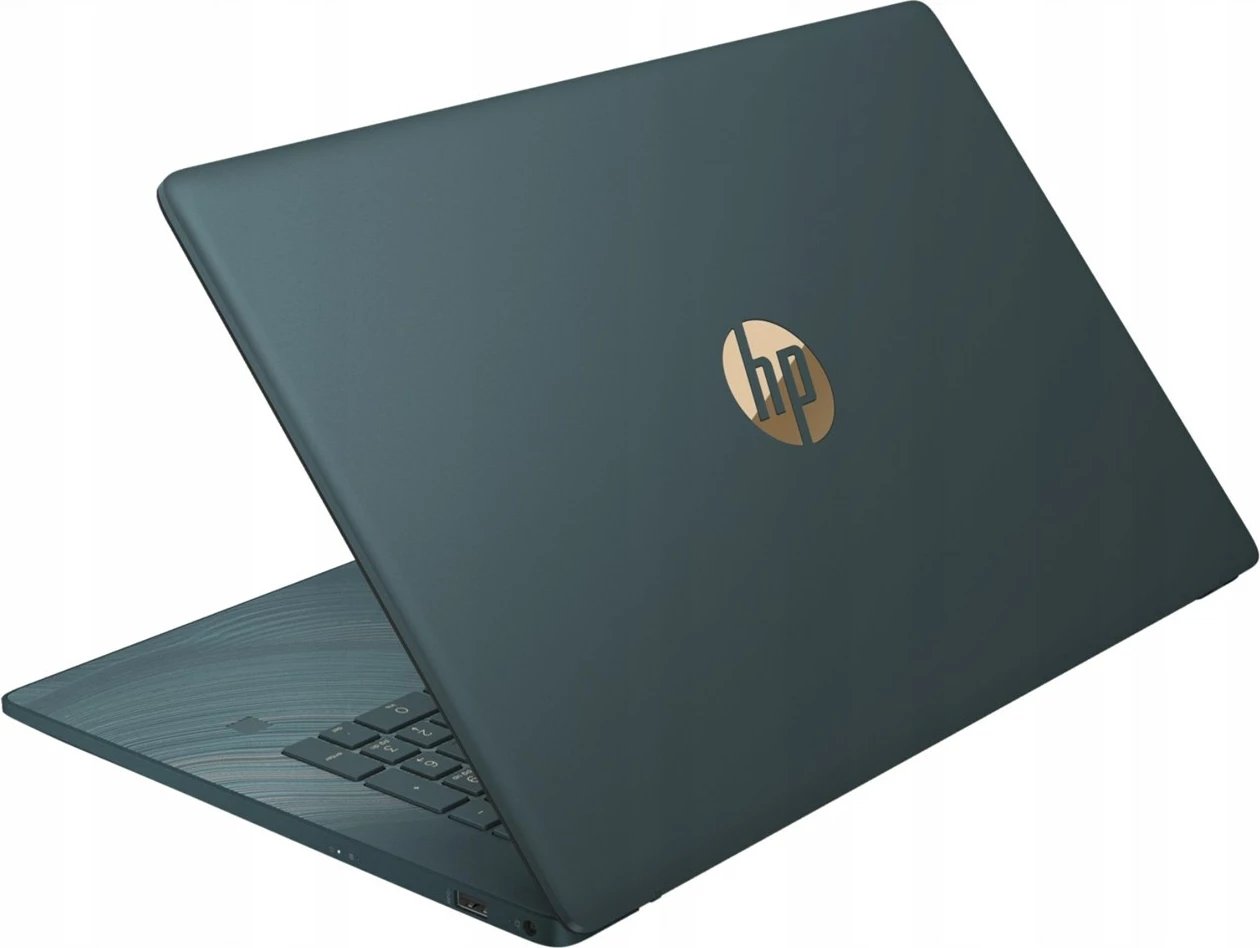 Laptop HP 17-cn0055ds, QuadCore N4120, 17.3' FHD, 8GB DDR4, SSD256, Peacock Teal