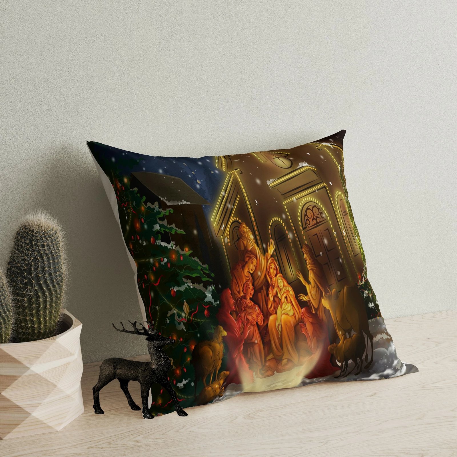 Jastëk dekorativ Evila Originals, YY202356, shumëngjyrësh, 43x43cm