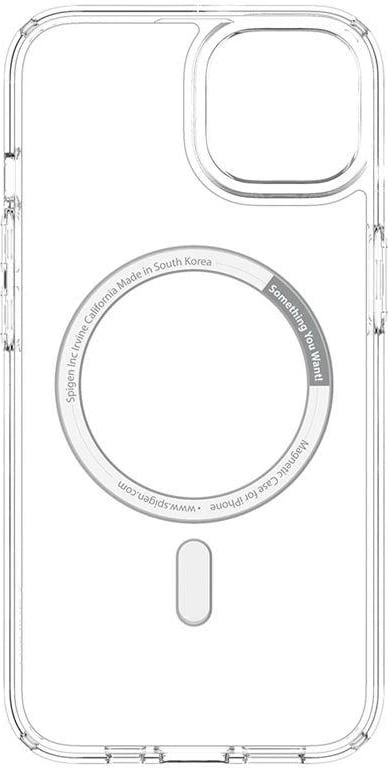 Mbështjellës Spigen Ultra Hybrid Mag me MagSafe për iPhone 13 mini, Transparent/Bardhë