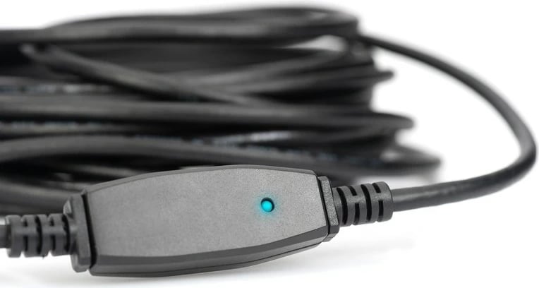 Kabllo zgjatuese USB 3.0 Digitus DA-73107, 20m, e zezë