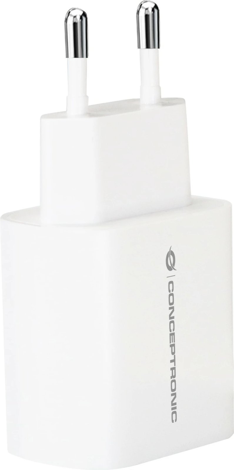 Karikues Conceptronic 1 port USB-C PD 3.0 20W i bardhë