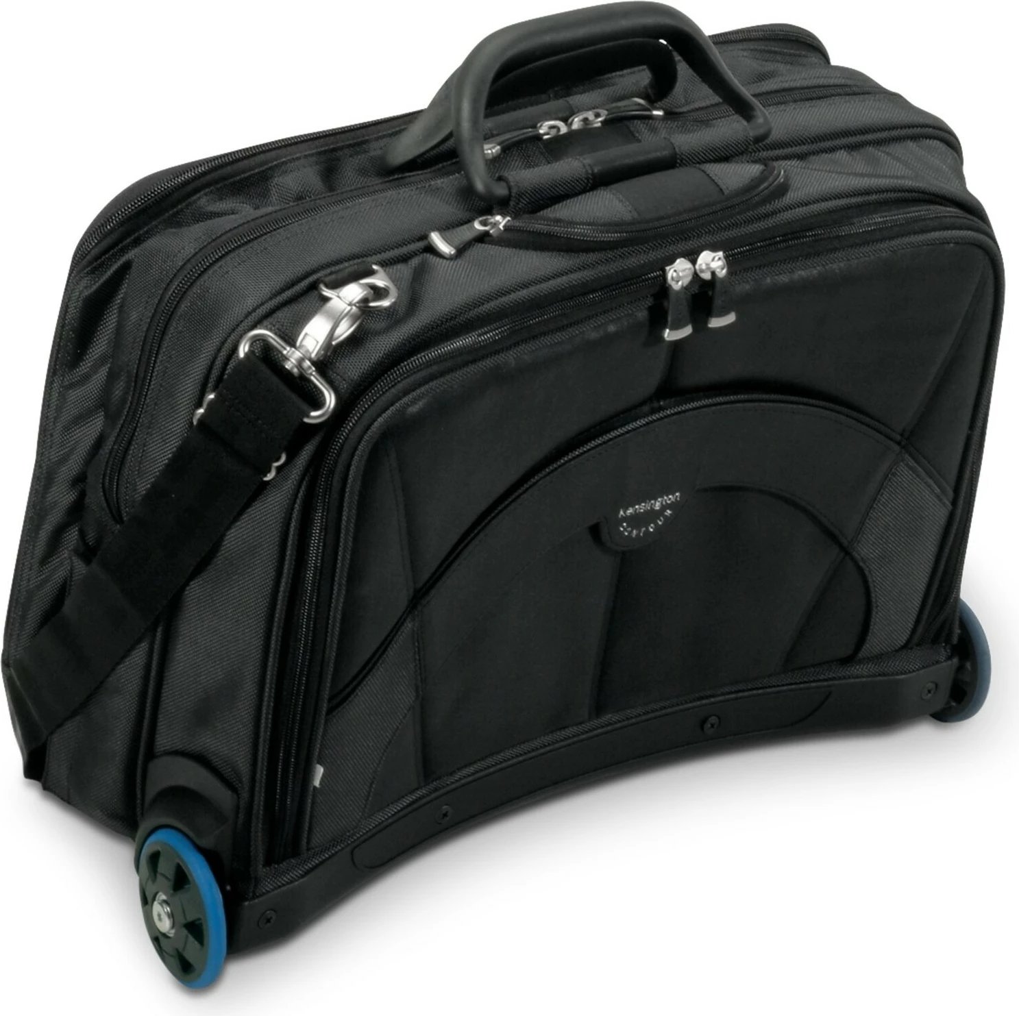 Çantë laptopi Kensington Contour 17 inç, me rrota, e zezë