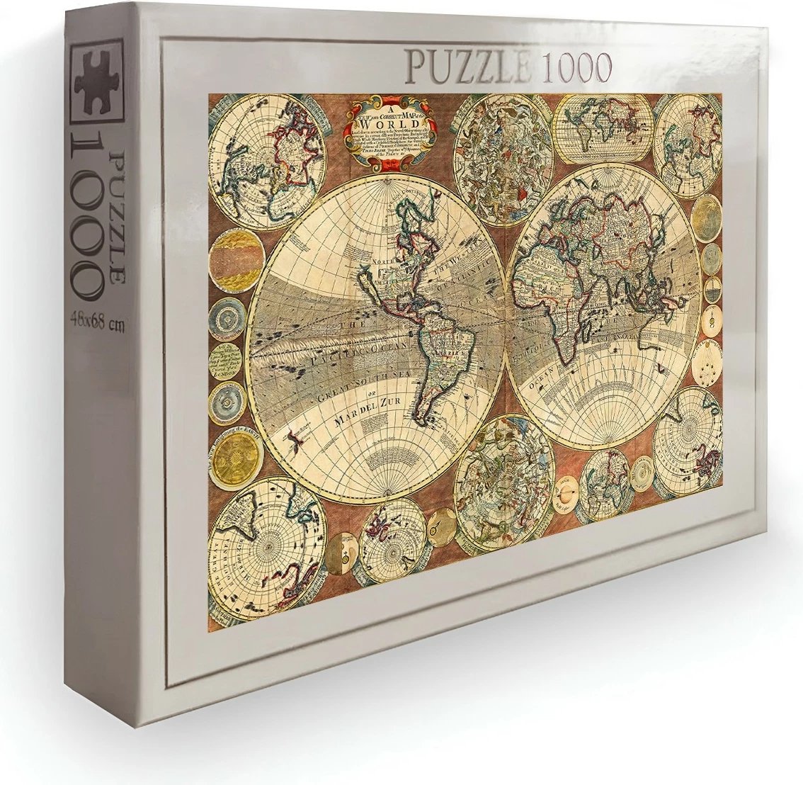 Puzzle 1000 copë, Evila Originals, shumëngjyrësh, PZL_0127_1000