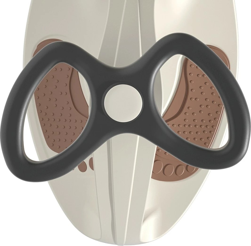 makinë ride-on gravitet, Milly Mally, Gravity, 4 rrota LED, pa pedale e pa bateri, ngarkesë maks. 50 kg, 3+, Beige-Brown