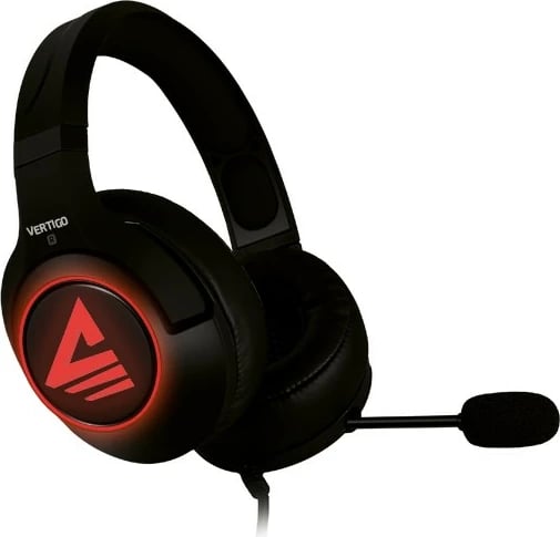 Kufje gaming Savio Vertigo me mikrofon, Surround 7.1, USB, të zeza Kufje gaming Savio Vertigo me mikrofon, Surround 7.1, USB, të zeza