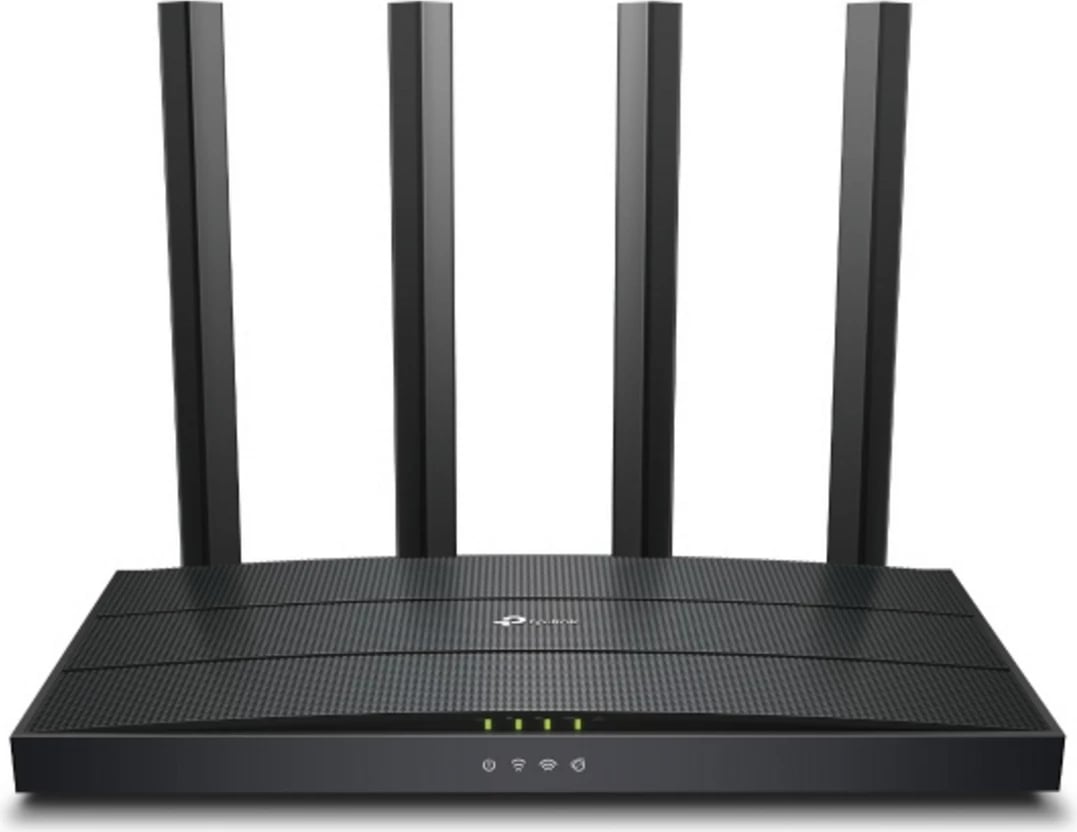 Router, TP-Link, Archer AX12, me 4 antena, e zezë