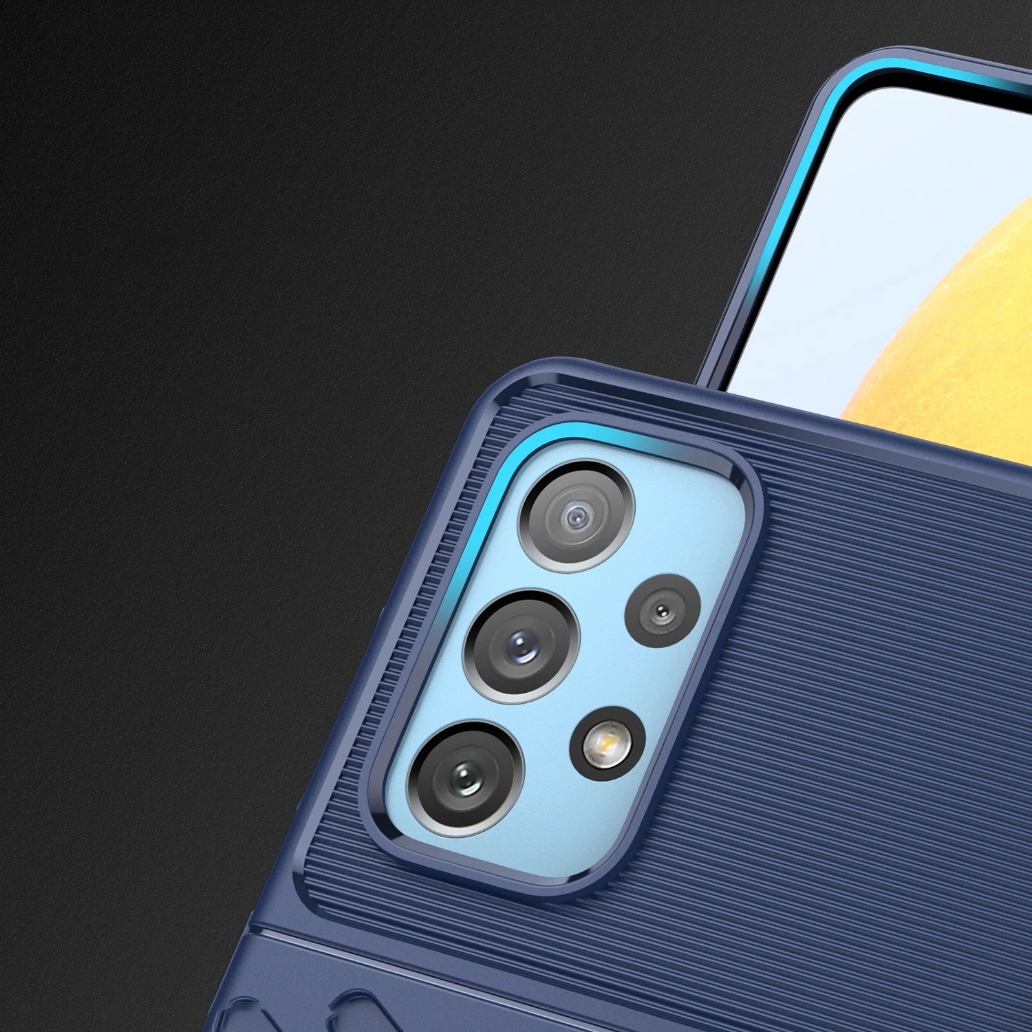 Mbështjellës Hurtel Thunder Case për Samsung Galaxy A73, i kaltër