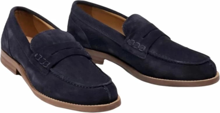 Atlete të lëkurës suede për meshkuj Tommy Hilfiger, blu marin