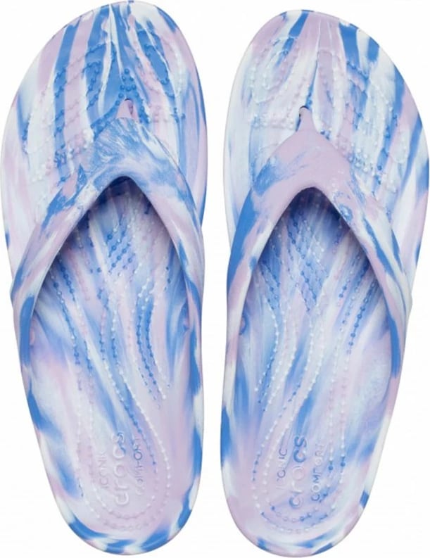 Këpucë Crocs për femra, të kaltërta dhe rozë