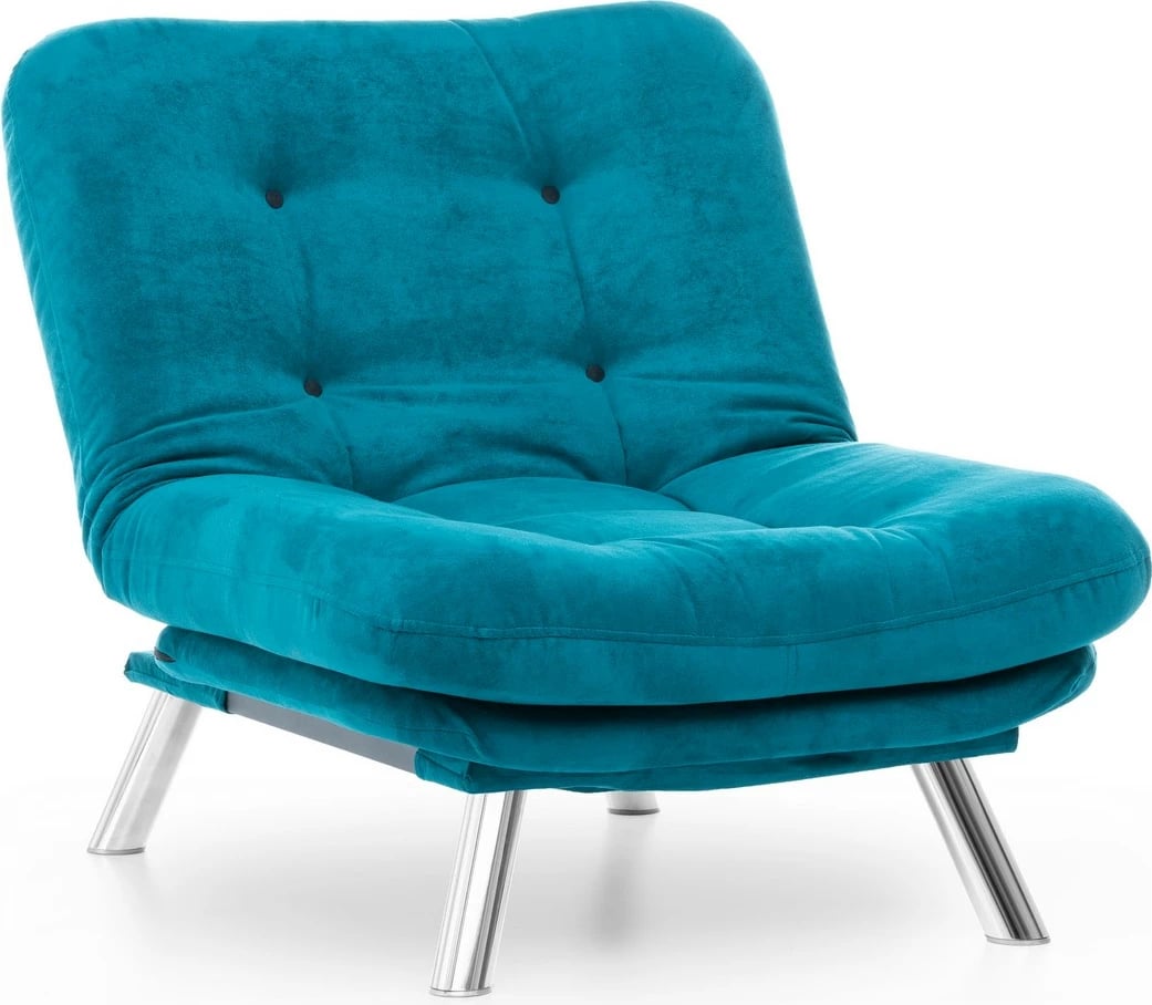 Karrige një vendëshe Atelier del Sofa, Misa Solo, ngjyrë jeshile petrol