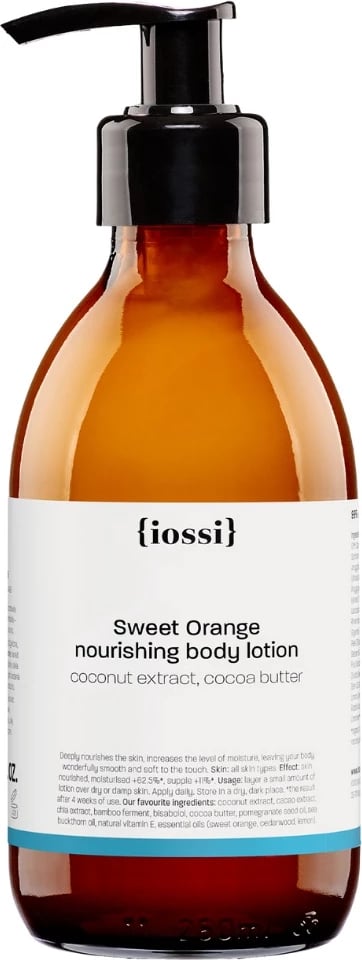 Balsam për trup për femra Iossi Sweet Orange me gjalpë kakao, 200ml
