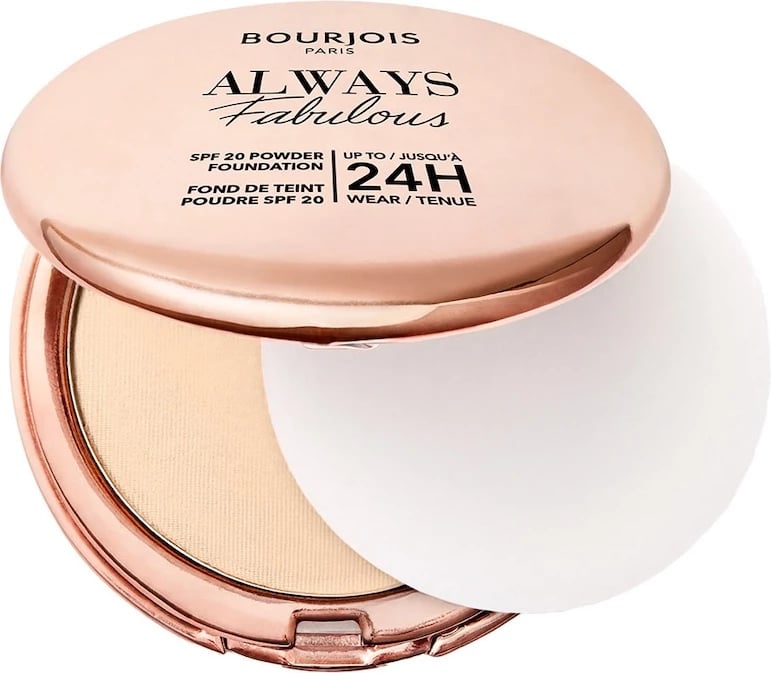 Pudër kompakte për femra Bourjois Always Fabulous 115 Golden Ivory SPF20, 7g