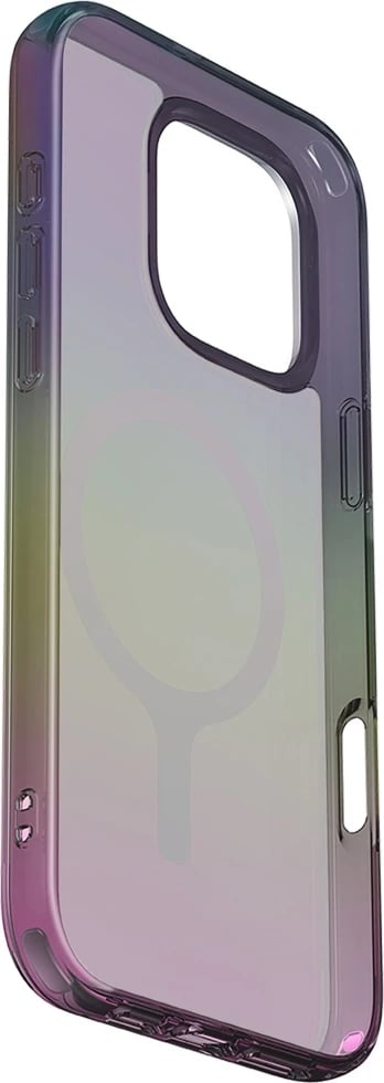Mbështjellës UNIQ Iridescia Magclick Charging për iPhone 16 Pro, i zi