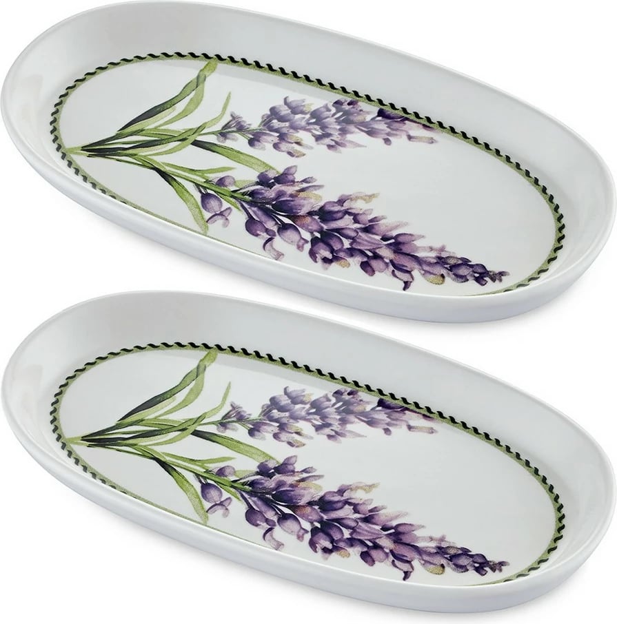 Set pjatash servirëse (2 copë), Hermia, PRC0010, ngjyrë lejla Set pjatash servirëse (2 copë), Hermia, PRC0010, ngjyrë lejla