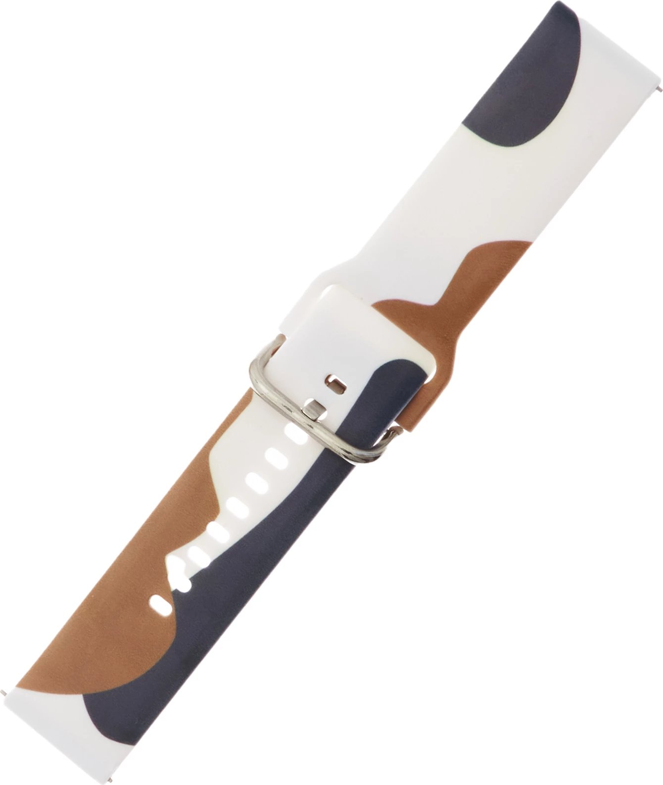 Rrip silikoni Hurtel Moro Band për Samsung Galaxy Watch 42mm, kamuflazh, kafe/vjollcë/bardhë
