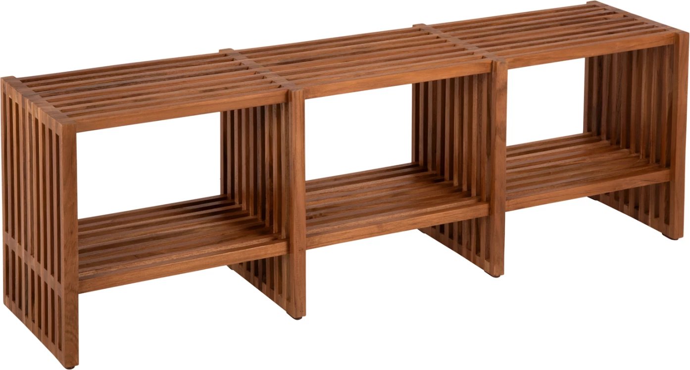 Konsolë NYA FH9831 dru TEAK ngjyrë natyrale 130x29,5x46H cm