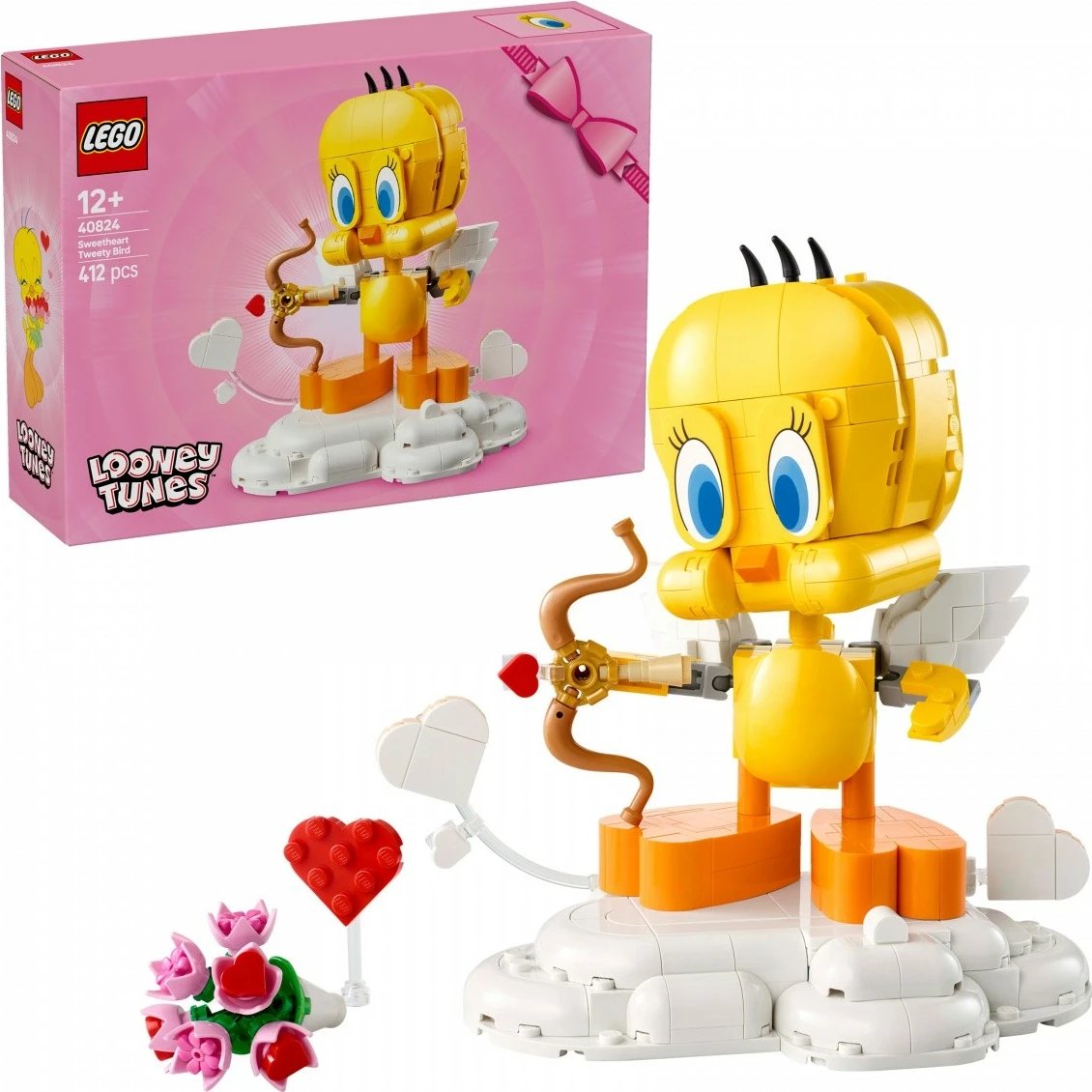 Set ndërtimi, LEGO, Looney Tunes Tweety 40824, 412 pjesë, për moshat 12+