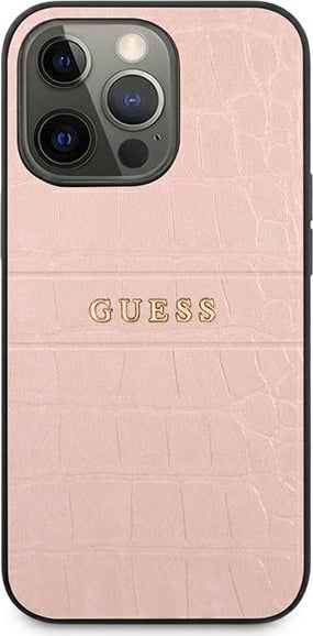 Mbështjellës Guess Croco Strap për iPhone 13 Pro / 13 6.1", Rozë Mbështjellës Guess Croco Strap për iPhone 13 Pro / 13 6.1", Rozë